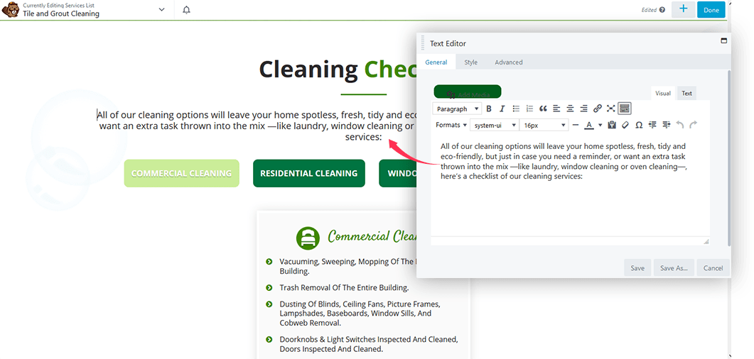 cleaning-website-theme-custom-backend