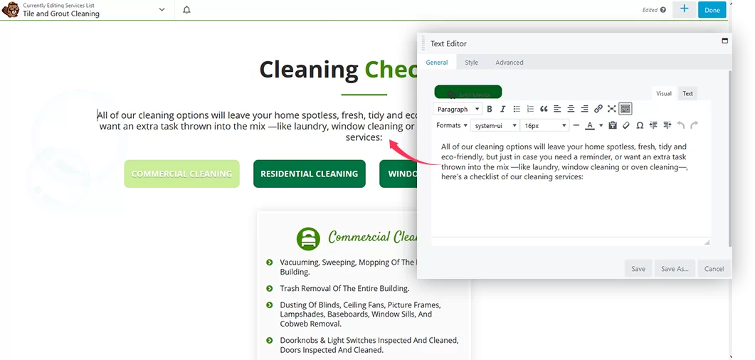 cleaning-website-theme-custom-backend